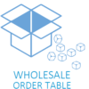 Wholesale Order Table